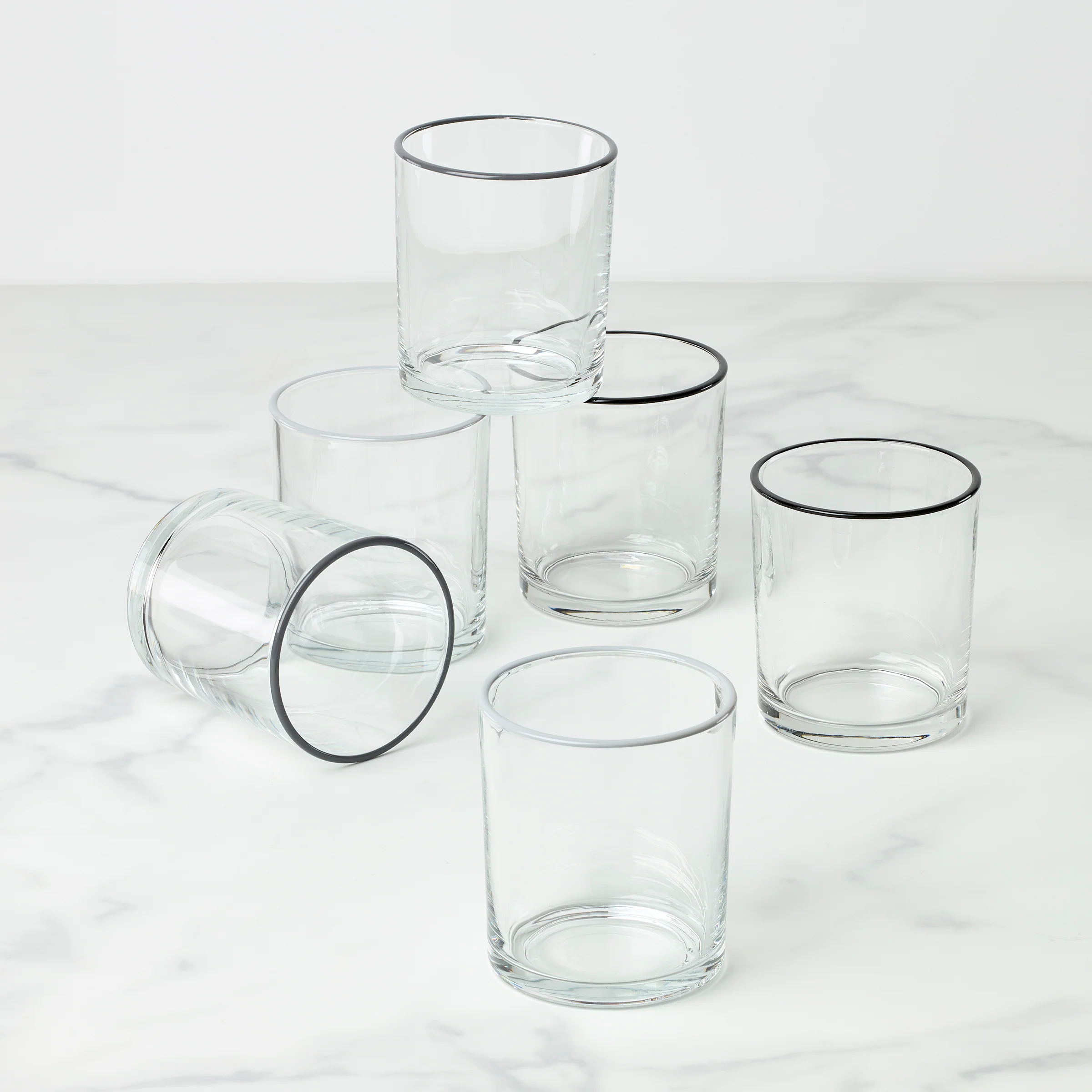 24 Seven Pumice 6-Piece Medium Tumbler Set