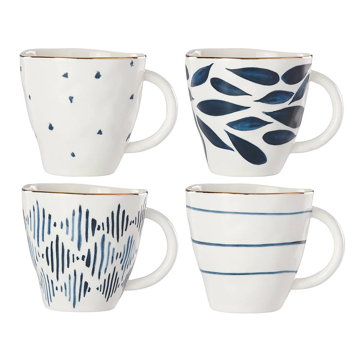 Blue Bay Dessert Mugs, Set of 4 - Image 2