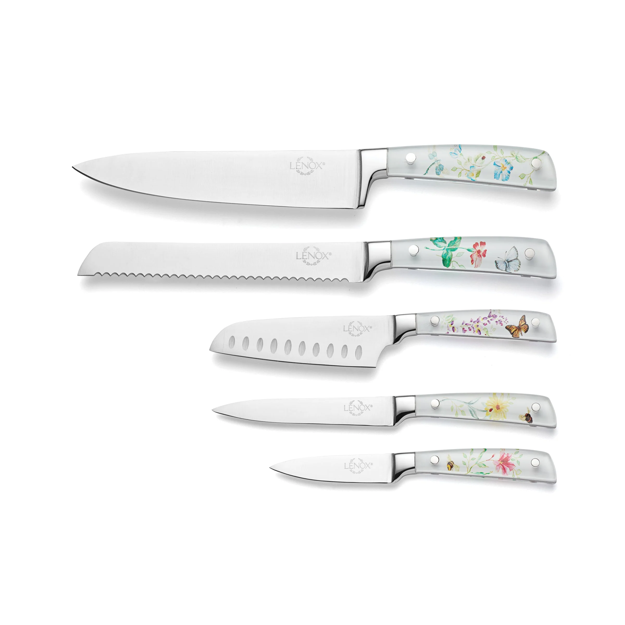 Butterfly Meadow 6-Piece Cutlery Block Set - Image 2