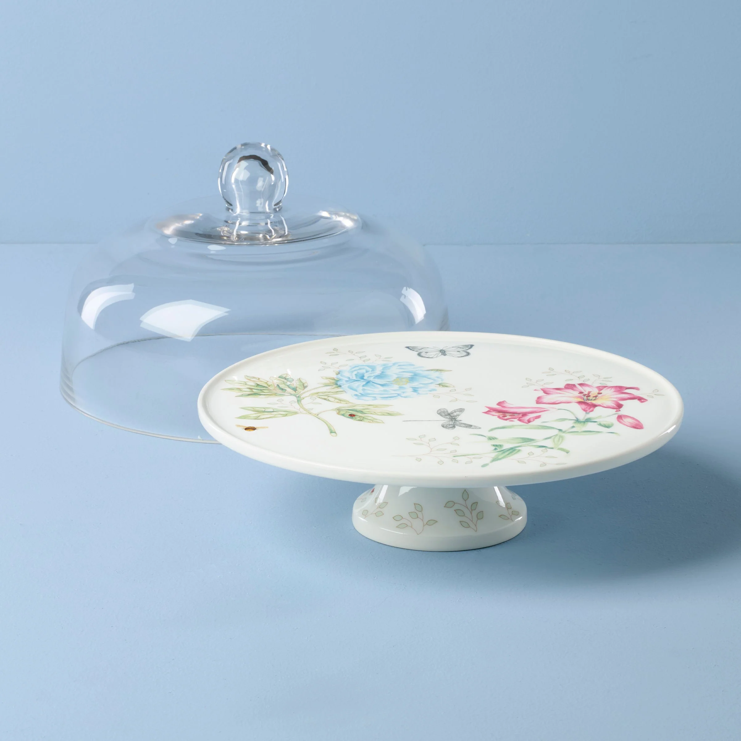 Butterfly Meadow 25th Anniversary Cake Plate - Image 2
