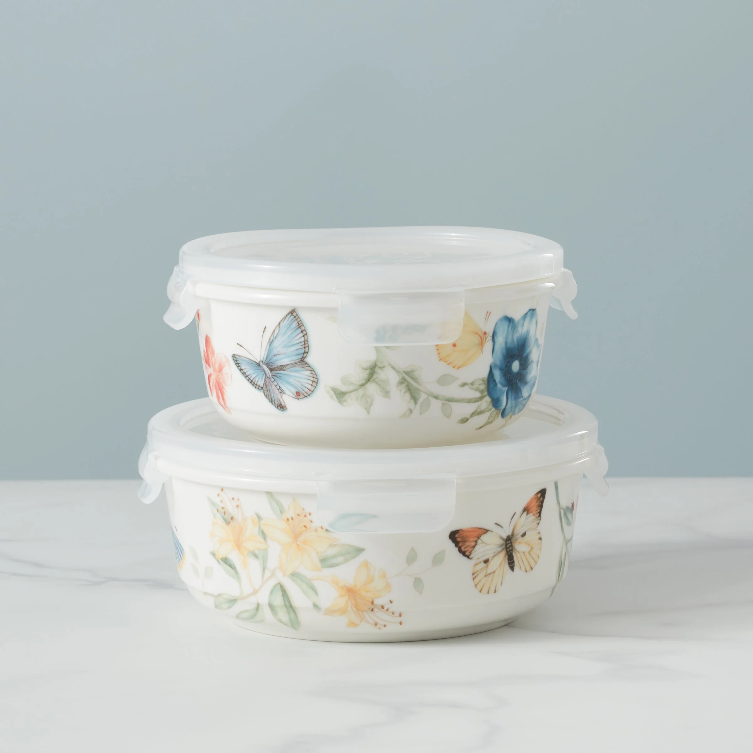 Butterfly Meadow Small Round Container - Image 2