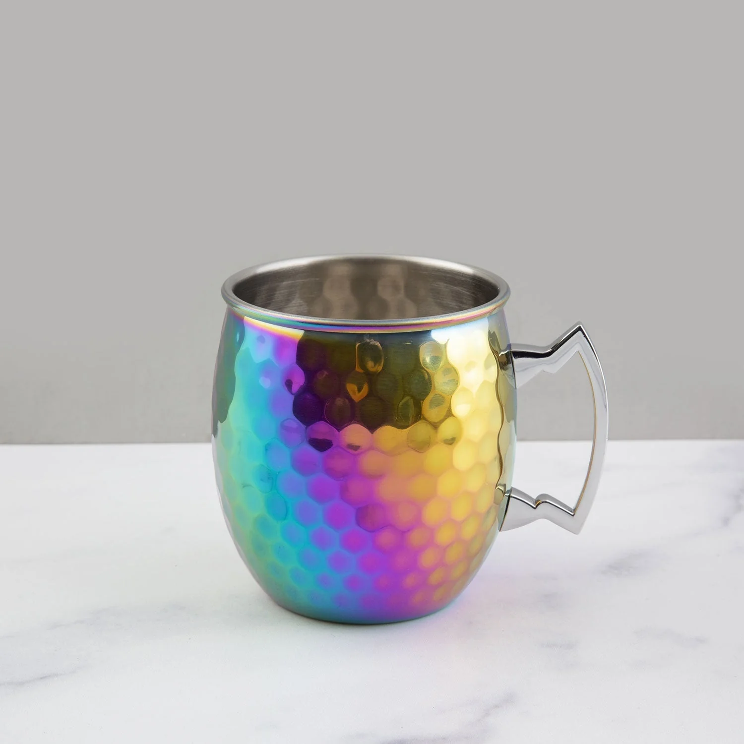 Hammered Rainbow Moscow Mule Mugs, Set of 4 - Image 2