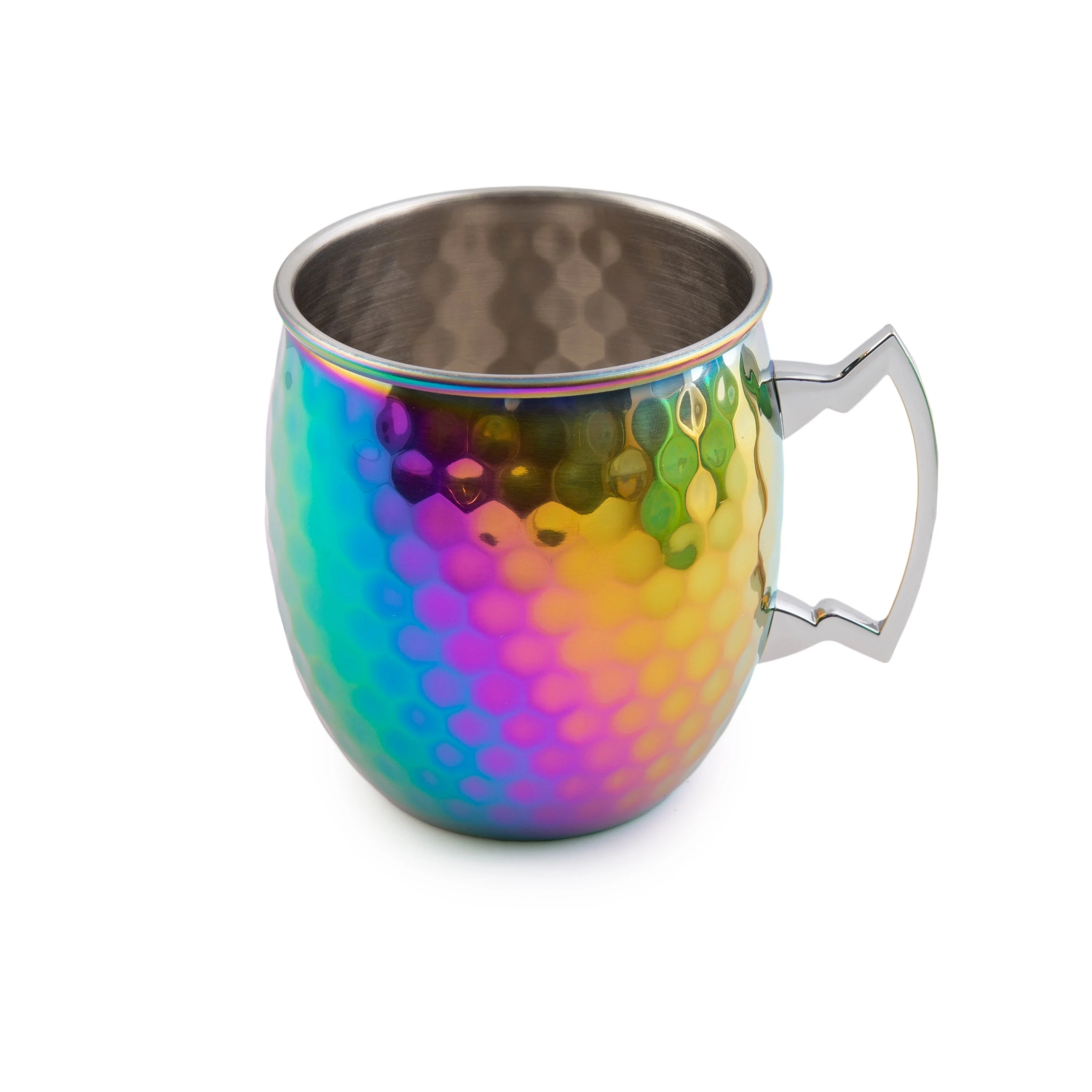 Hammered Rainbow Moscow Mule Mugs, Set of 4 - Image 5