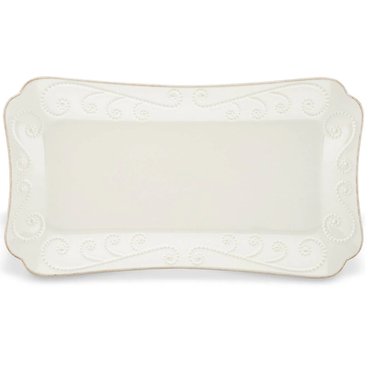 French Perle White Hors d'Oeuvres Tray - Image 2