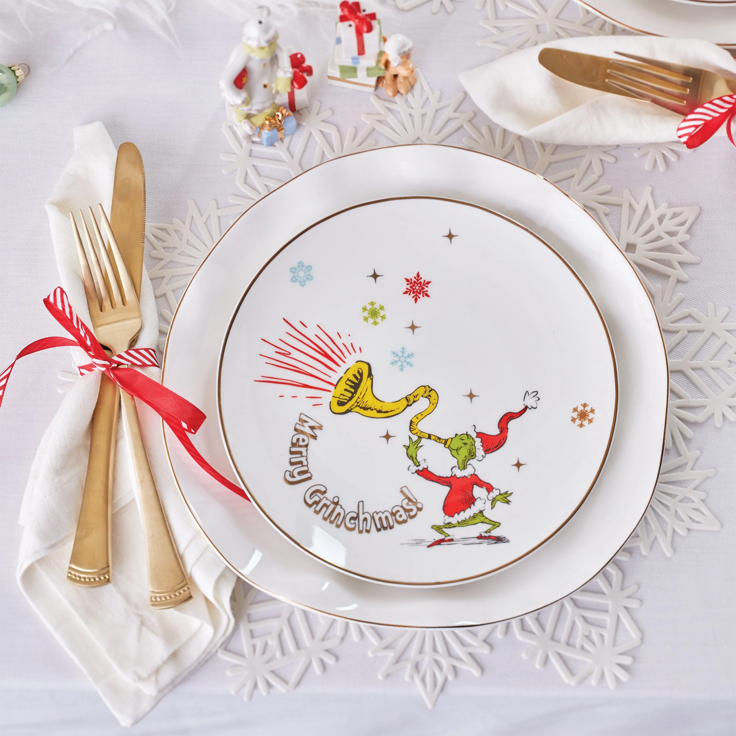 Merry Grinchmas Assorted Accent Plates, Set of 4 - Image 4