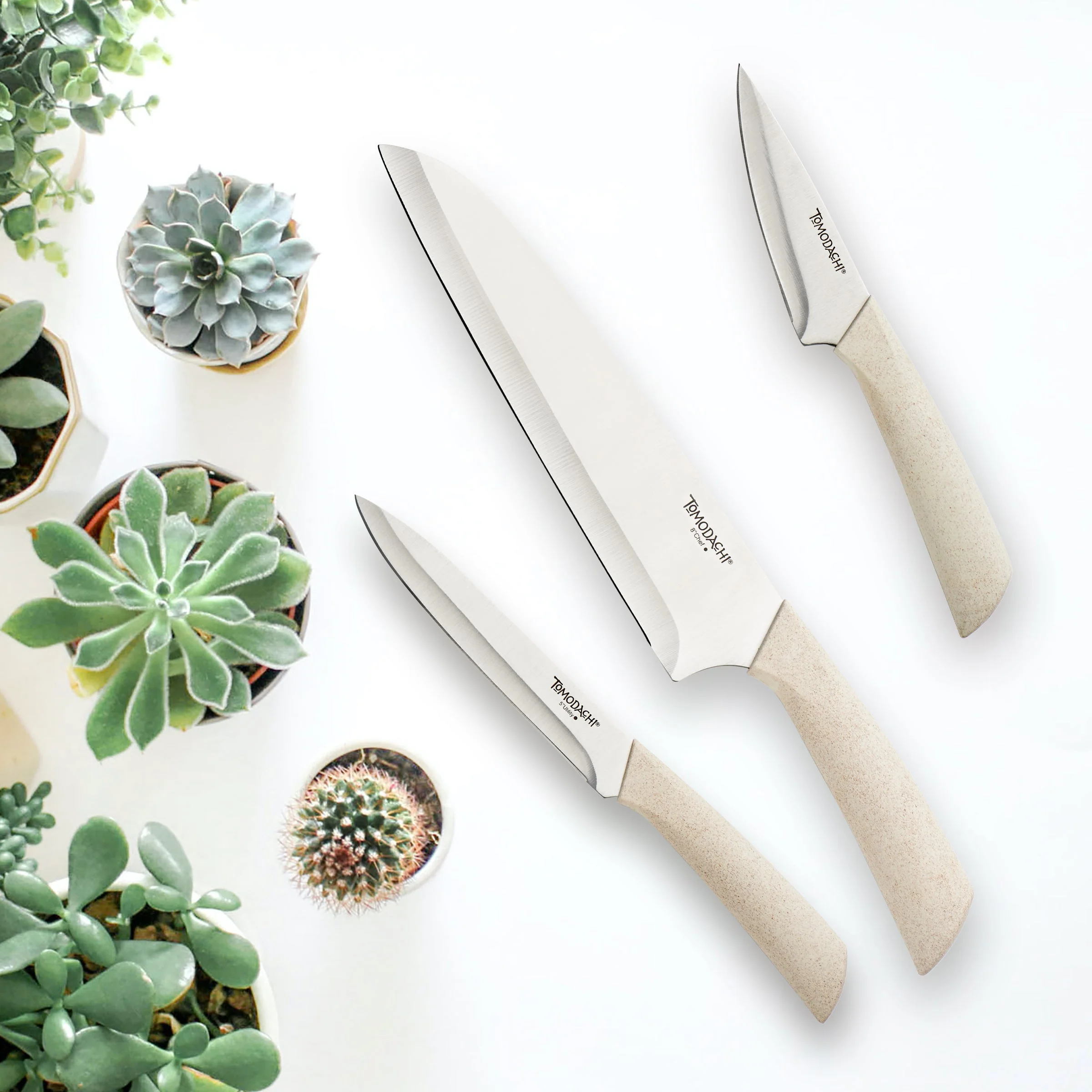 Harvest 3-Piece Cutlery Set with Blade Guards - Image 2