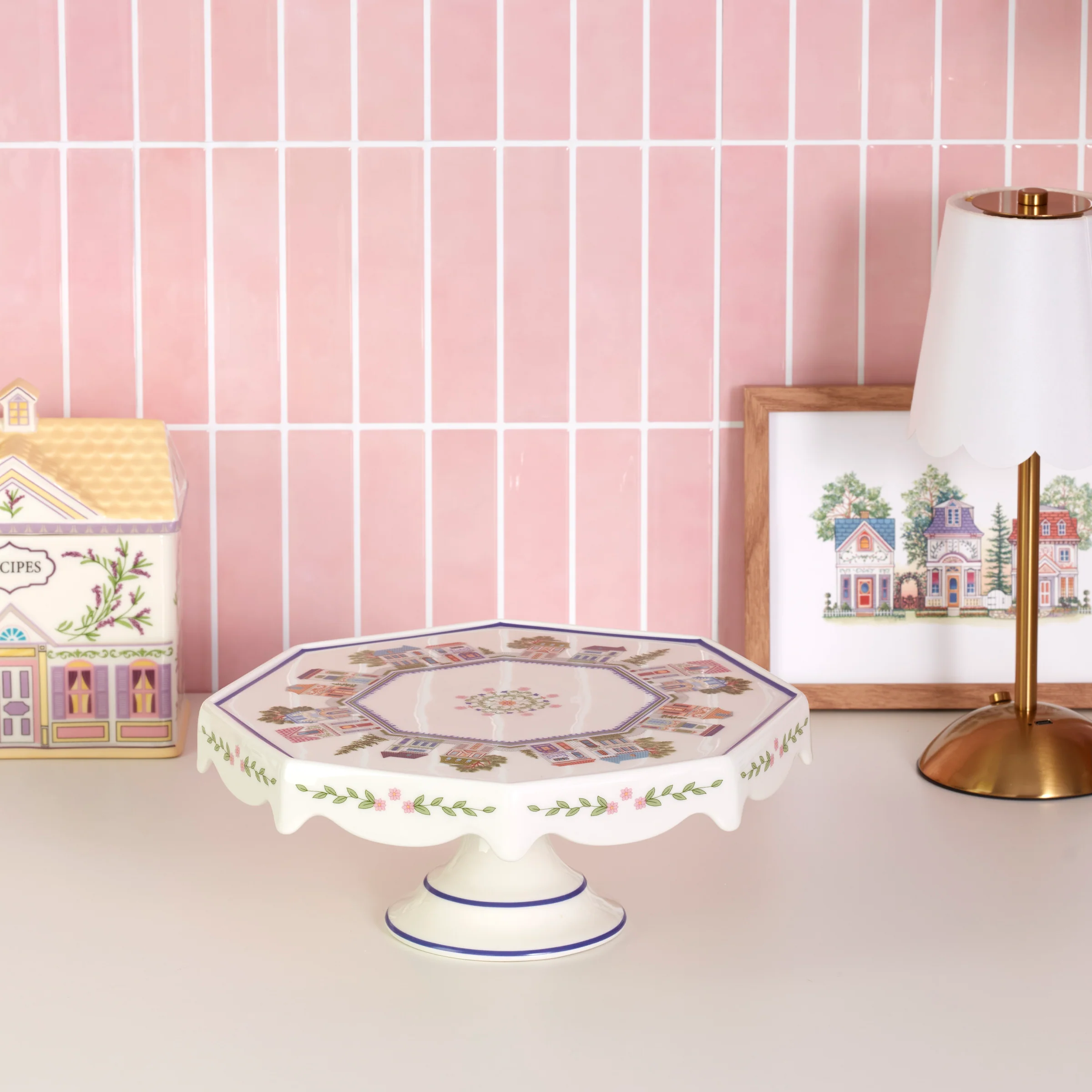Lenox Spice Village Cake Plate - Image 3