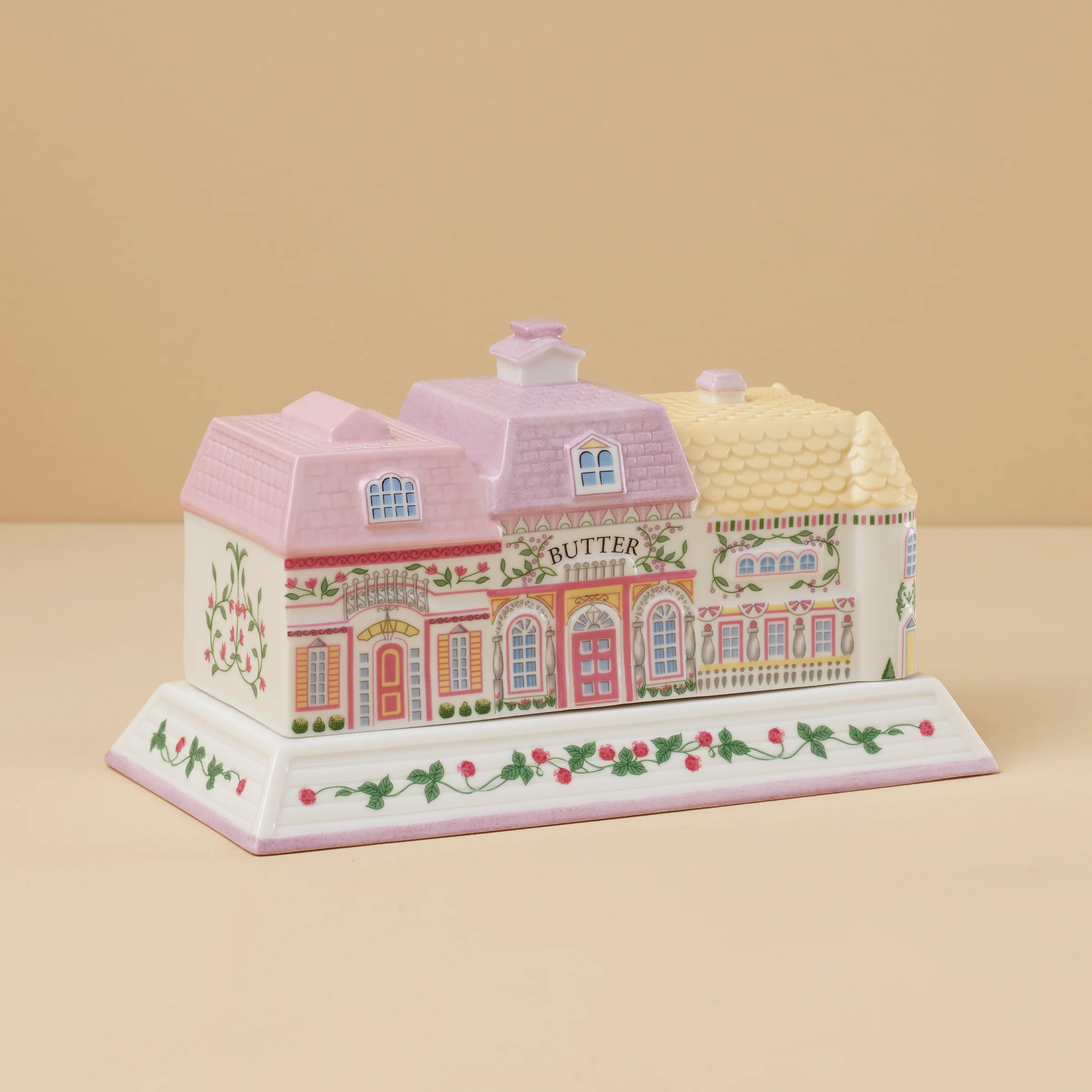 Lenox Spice Village Covered Butter Dish - Image 2