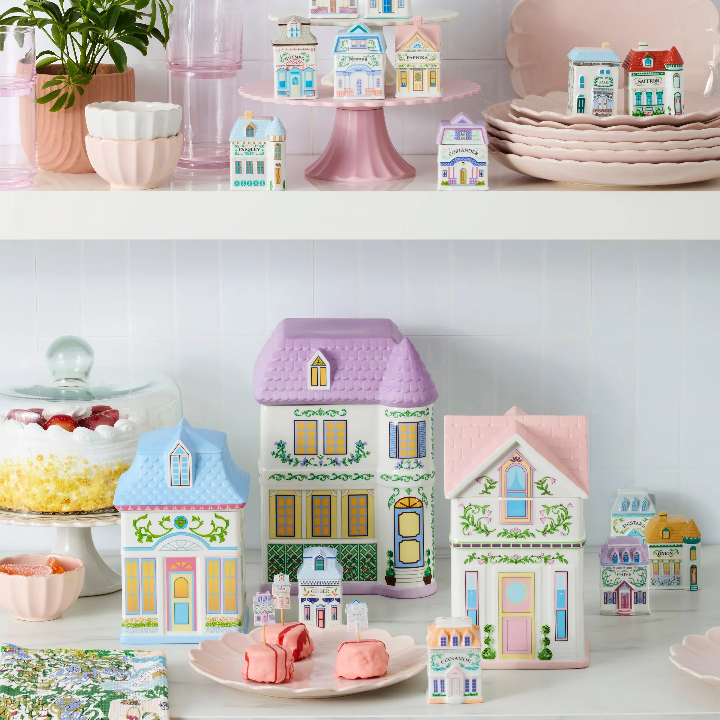 Lenox Spice Village House Canisters, Set of 3 - Image 4