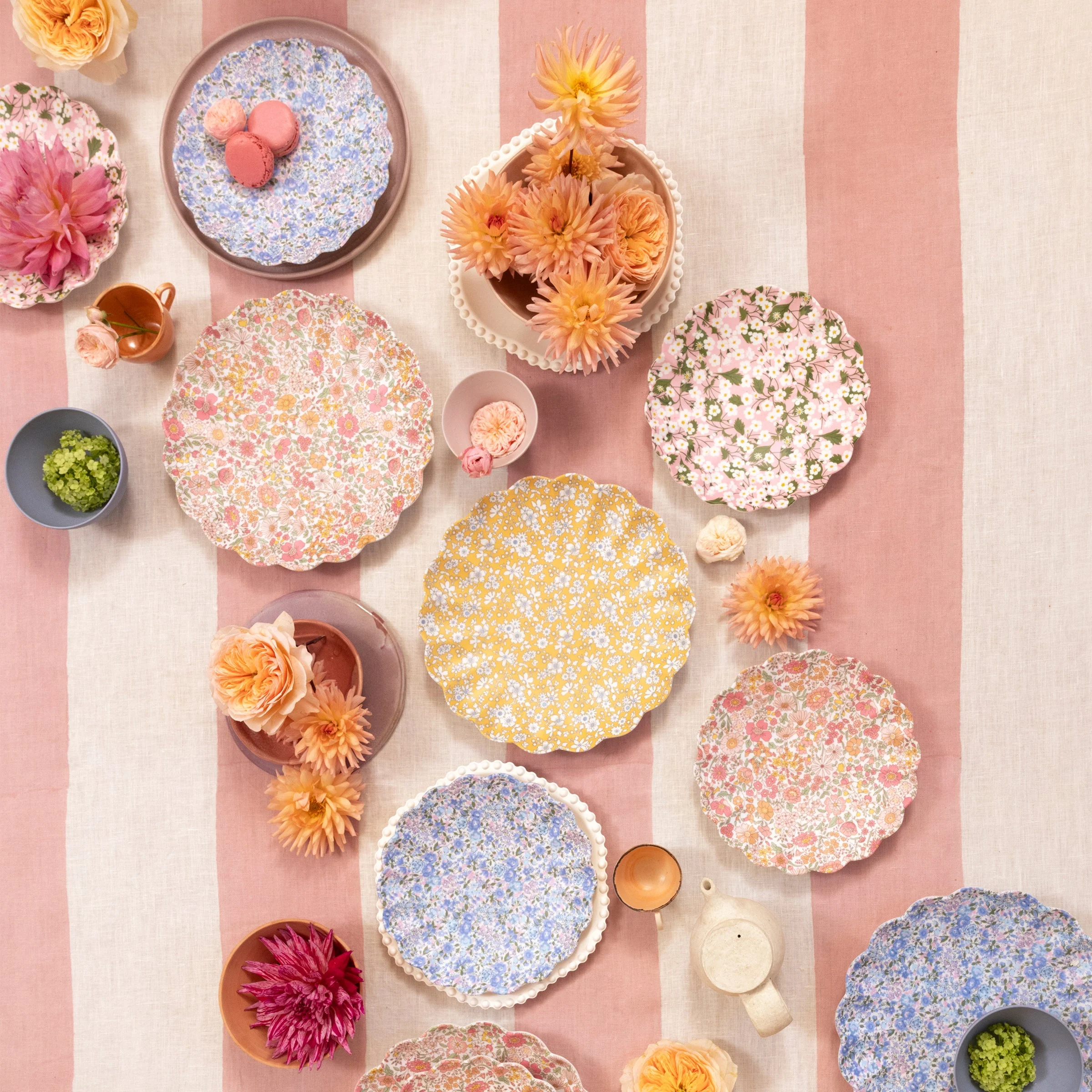 Meri Meri X Liberty Floral Melamine Small Plate, Set of 4 - Image 7