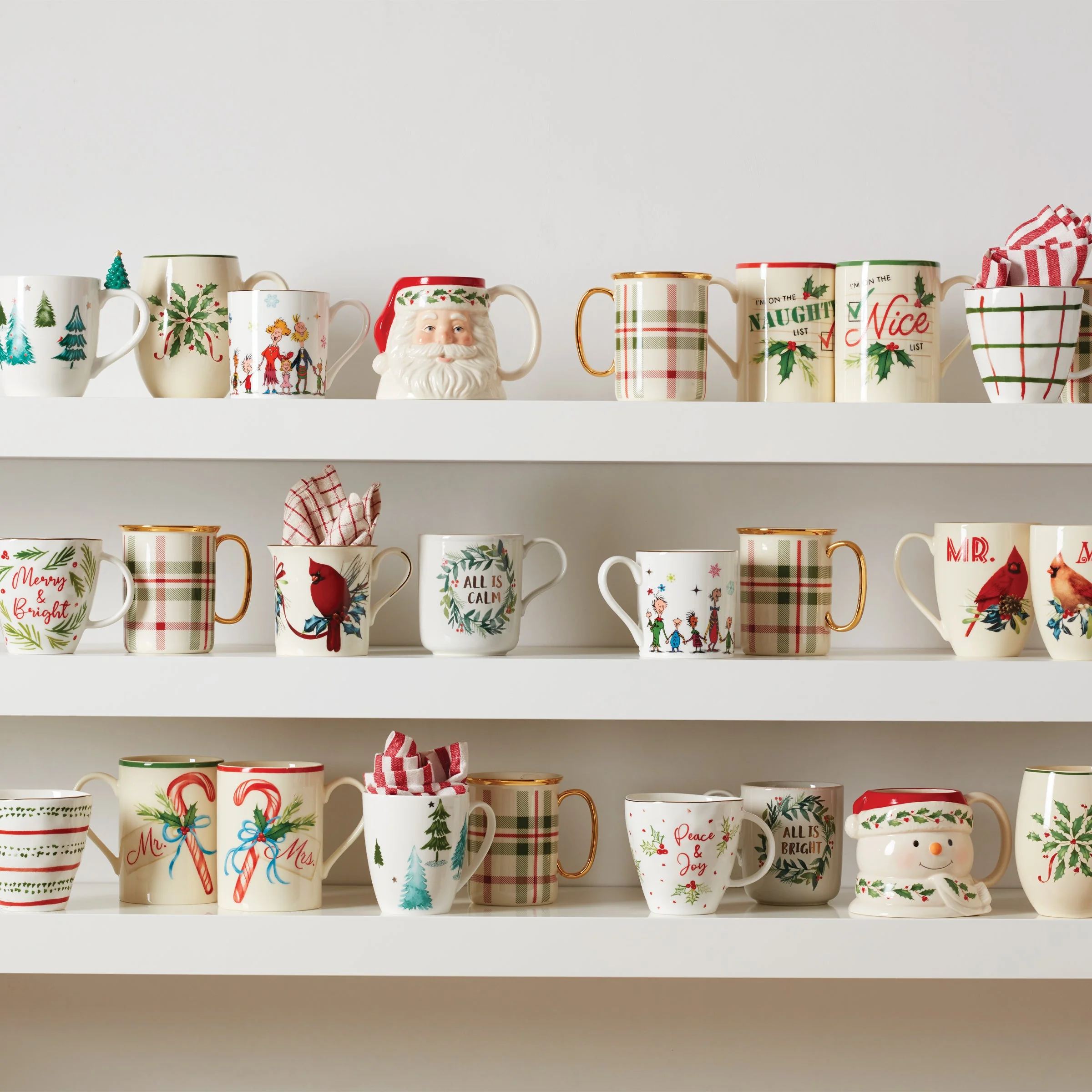 Merry Grinchmas Mugs, Set of 4 - Image 3