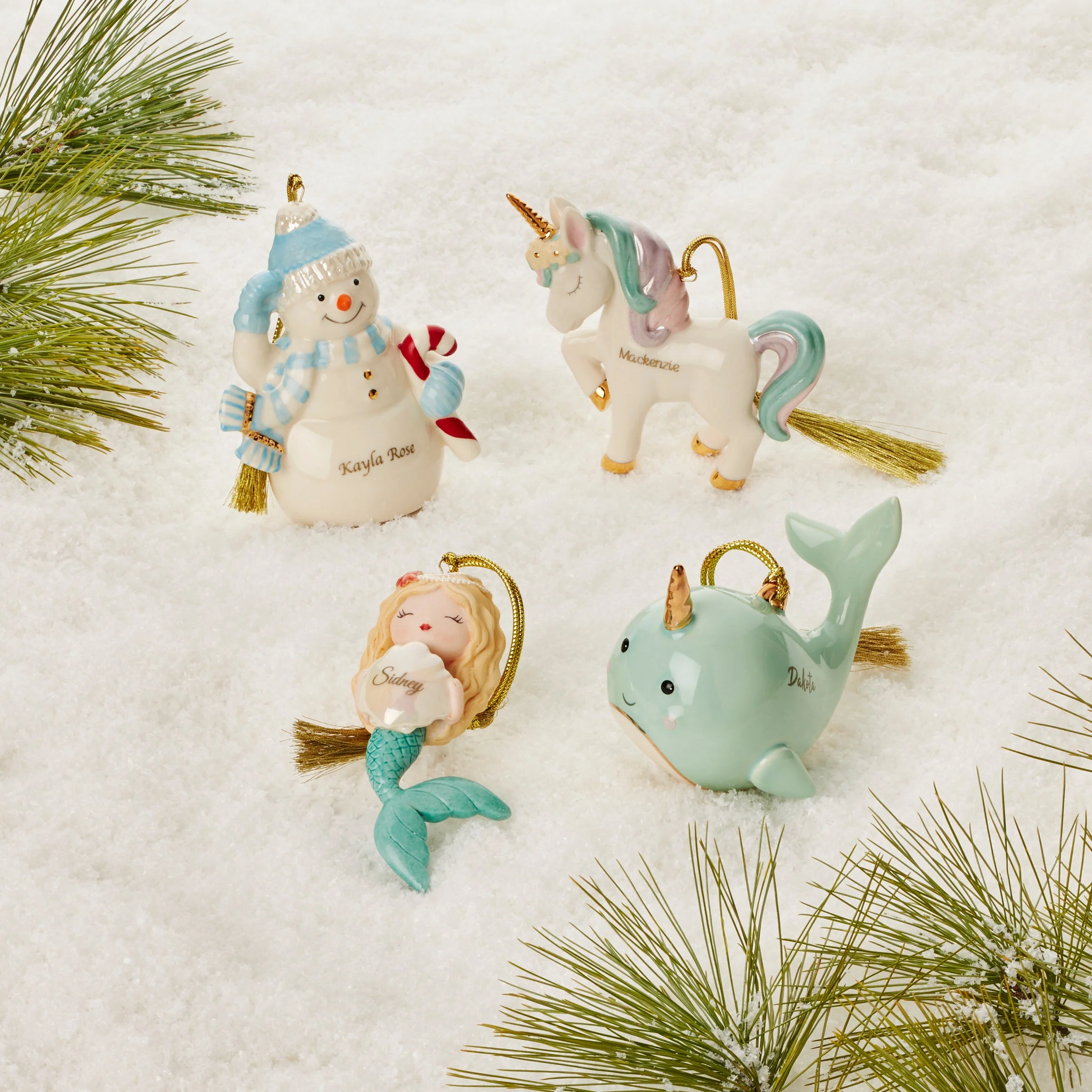 Personalized Narwhal Ornament - Image 4