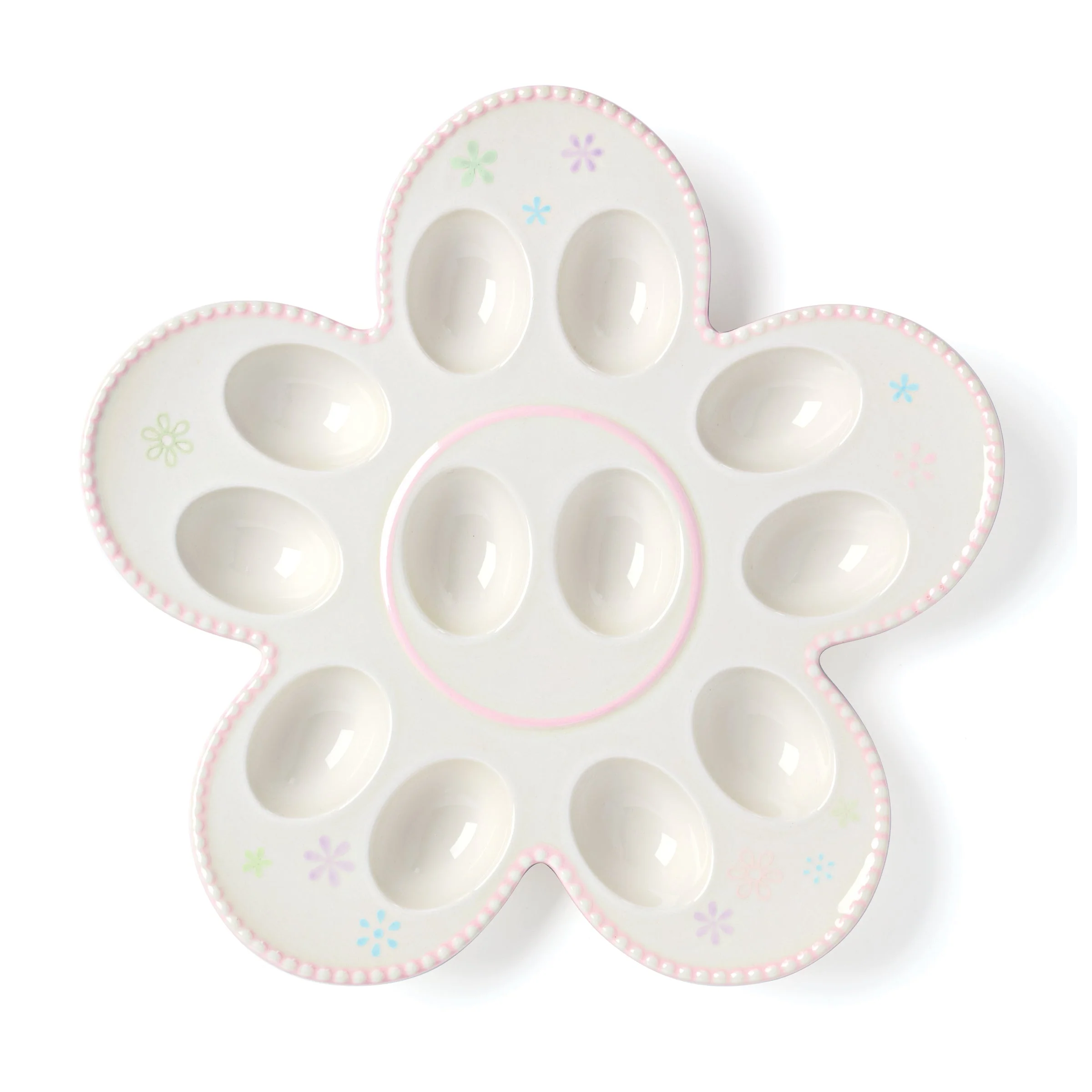 Bunny Hop Easter Egg Platter