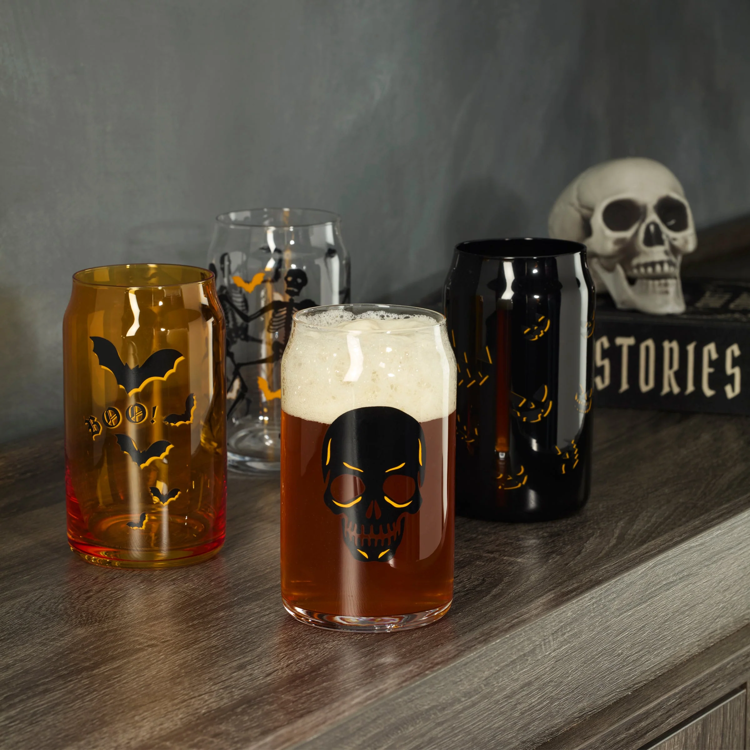 Vintro Halloween Can Cooler Glasses, Set of 4 - Image 3