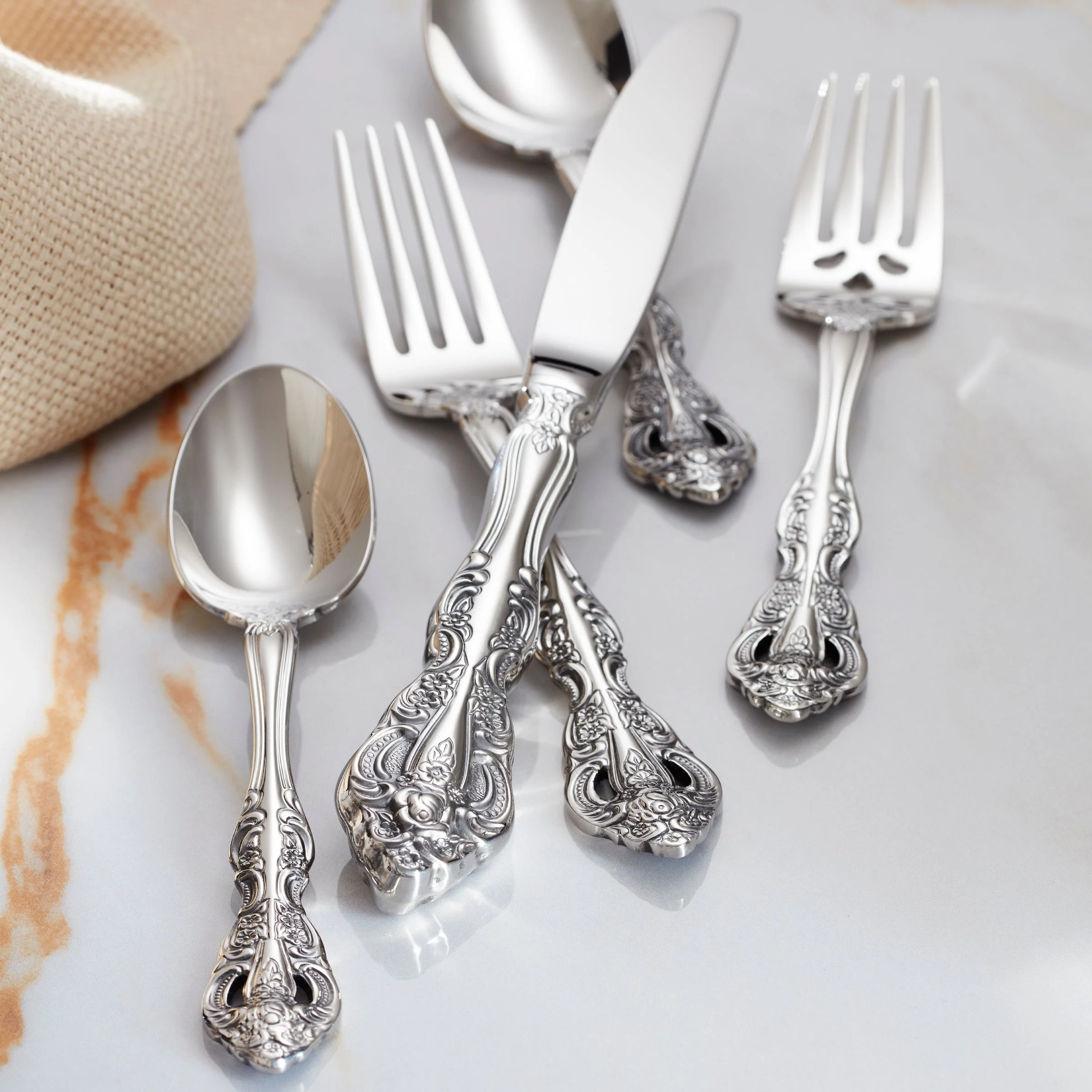 Michelangelo 20-Piece Flatware Set - Image 3
