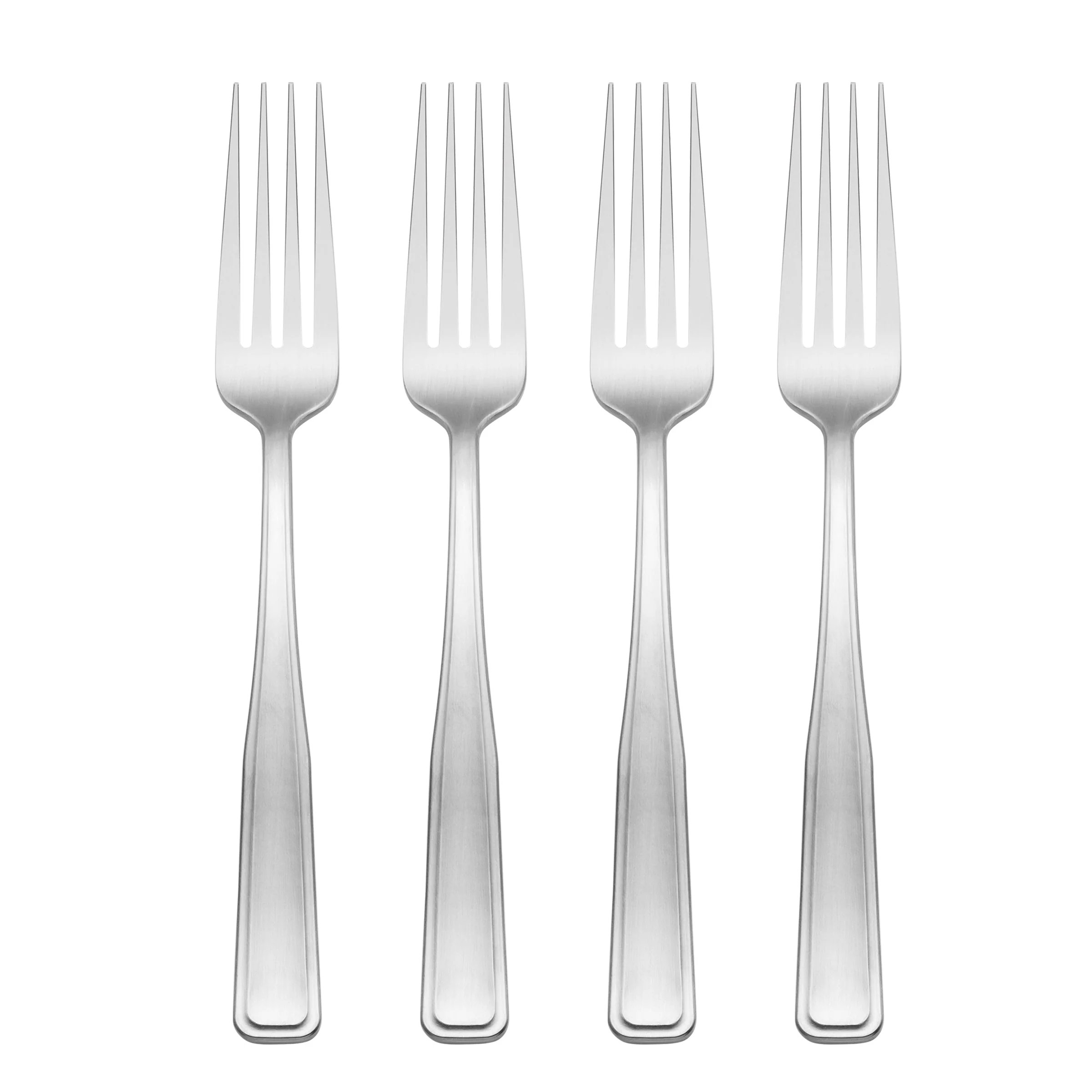 Reid Satin Dinner Forks, Set of 4 - Image 3
