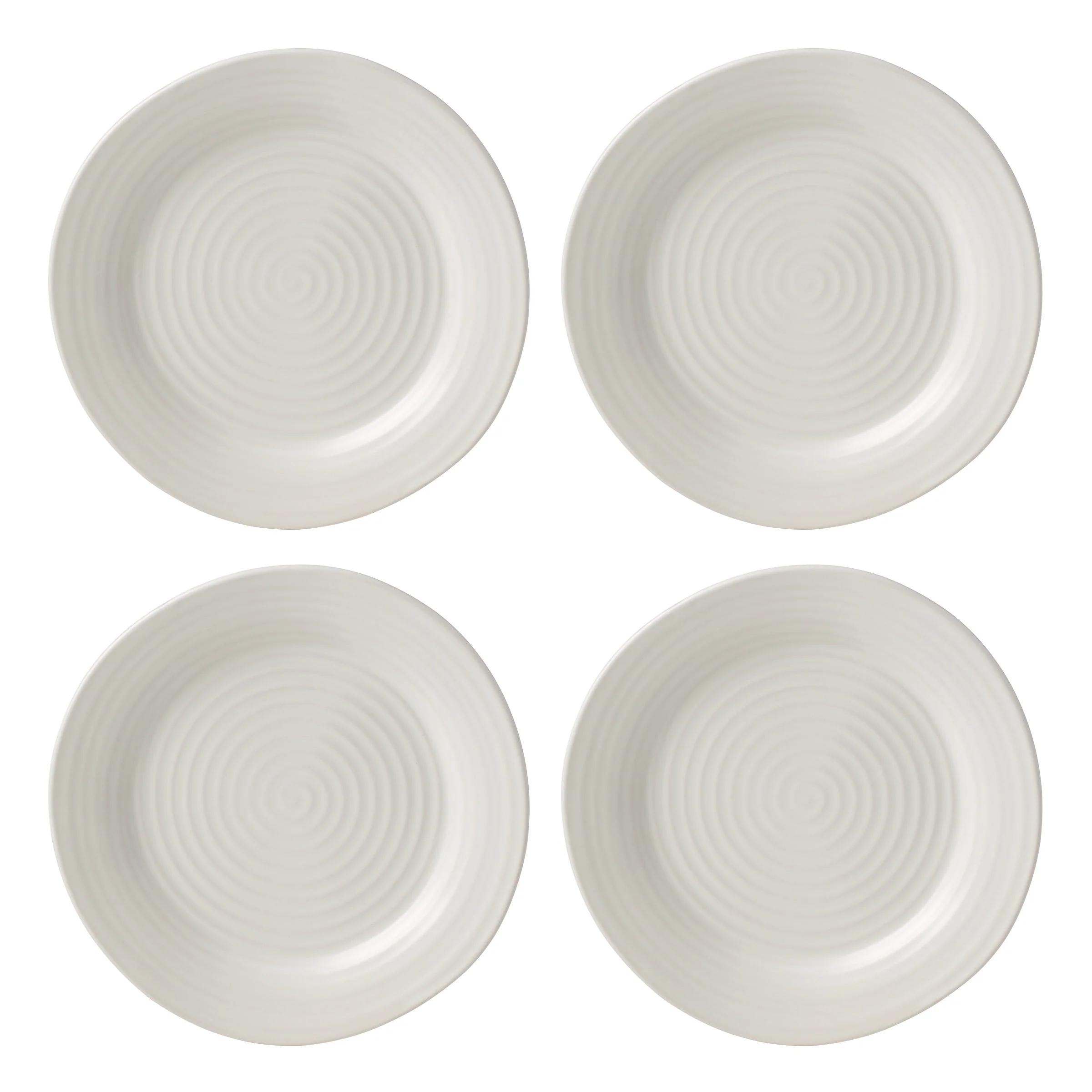 Ridge White 12-Piece Dinnerware Set - Image 19