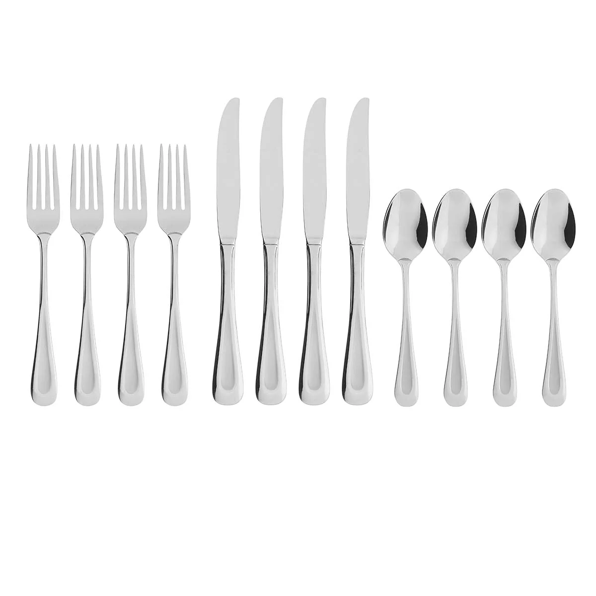 Satin Sand Dune 12-Piece Flatware Set - Image 2