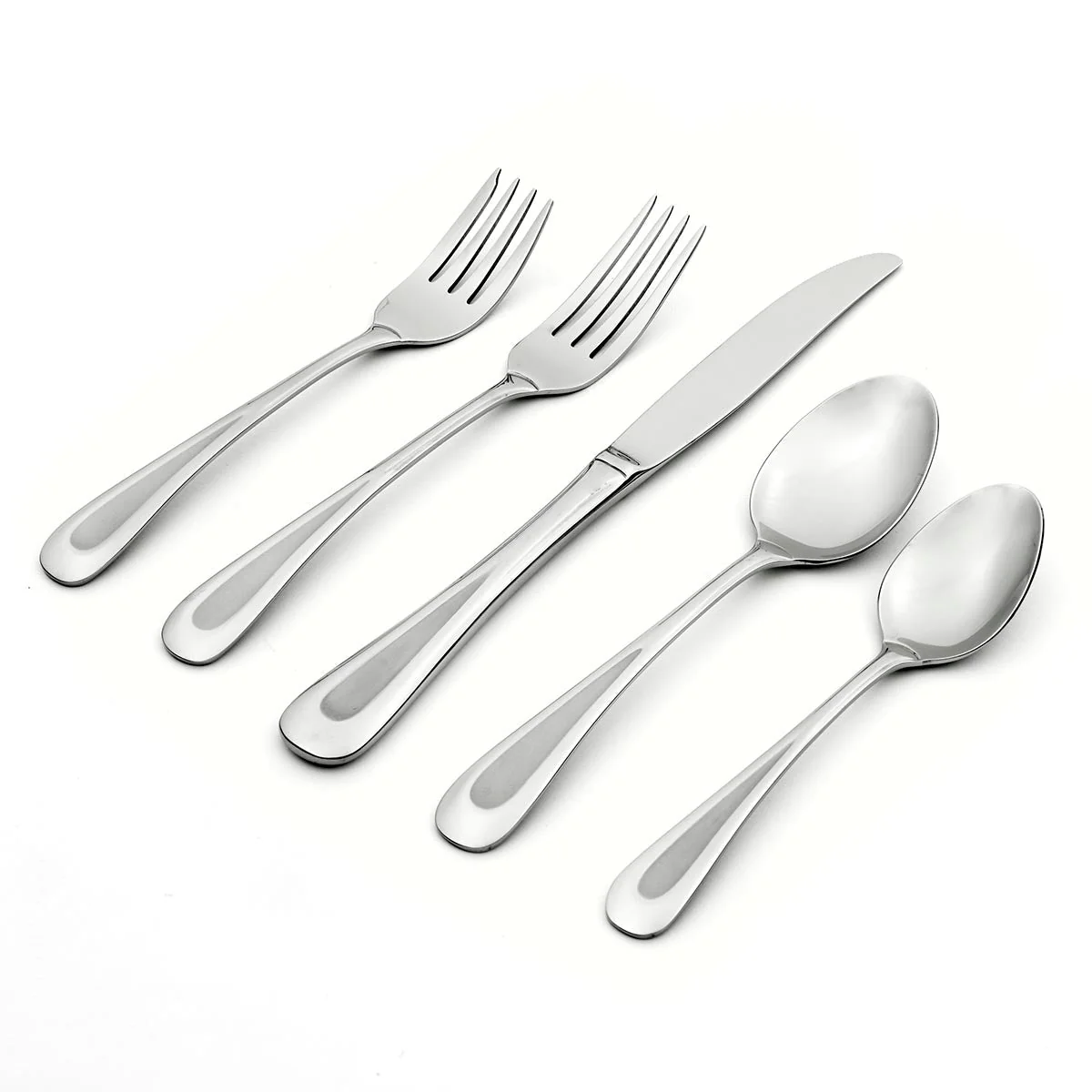 Satin Sand Dune 45-Piece Flatware Set