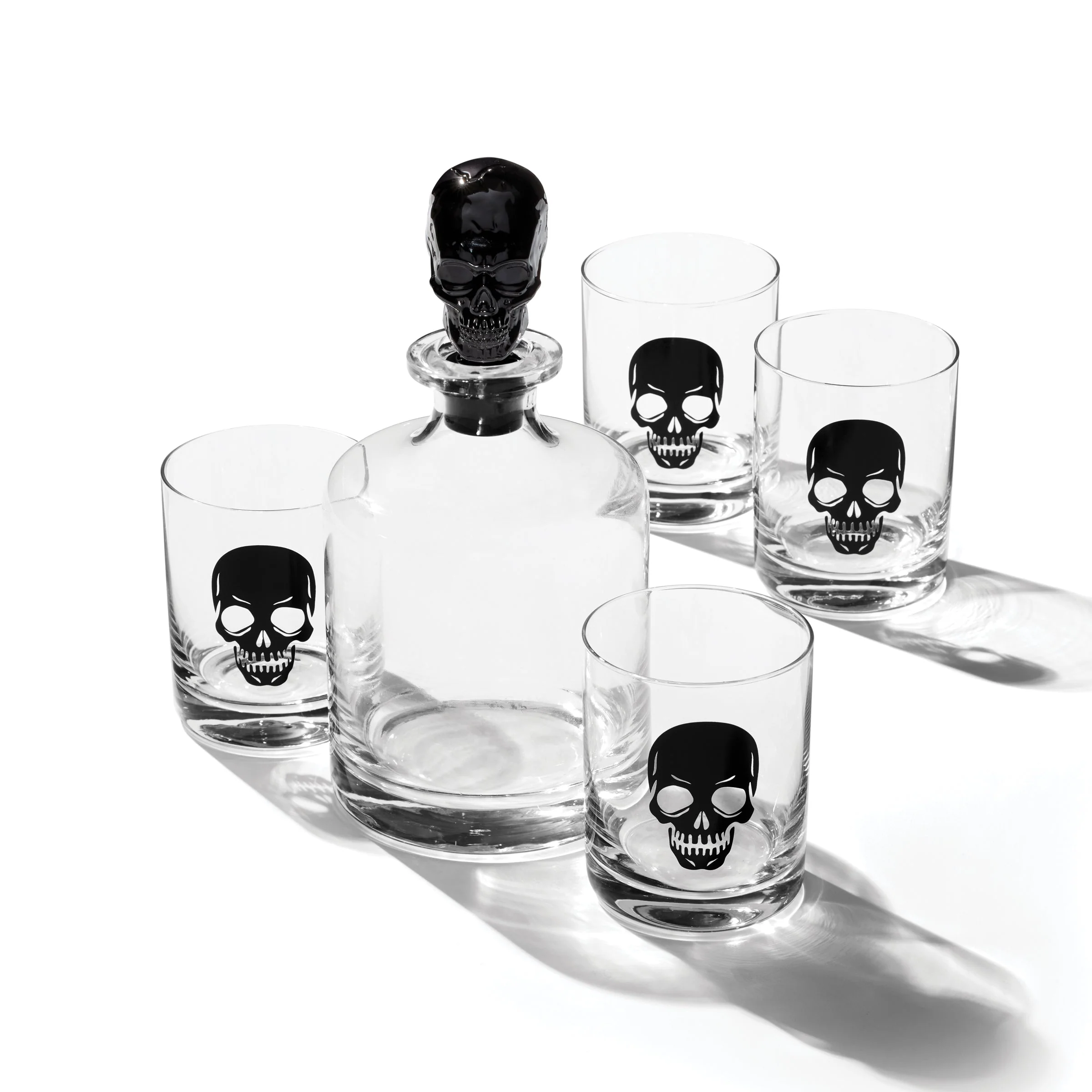 Vintro Halloween Skeleton 5-Piece Whiskey Set - Image 2