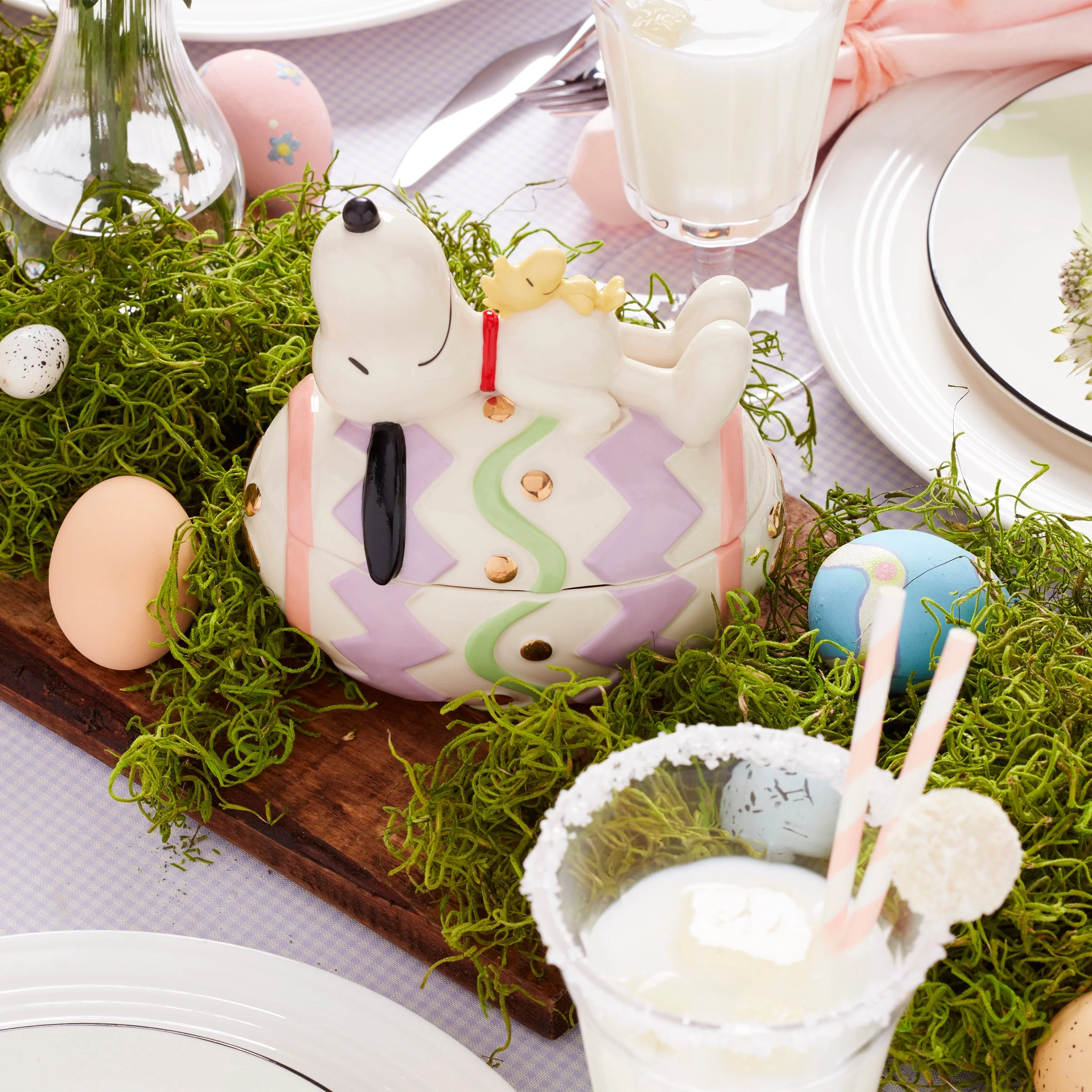 Snoopy Easter Covered Candy Dish - Image 3