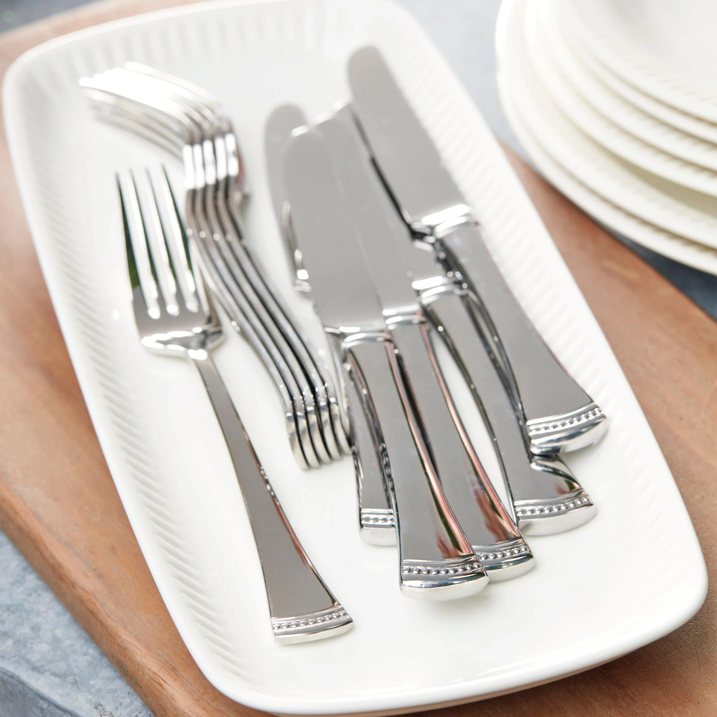 Portola 65-Piece Flatware Set - Image 5