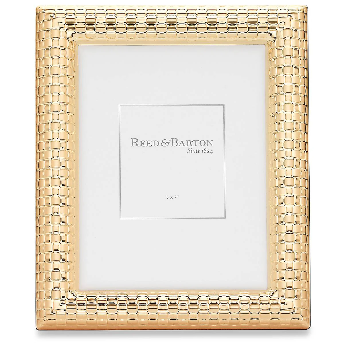 Watchband Satin Gold 5x7 Photo Frame