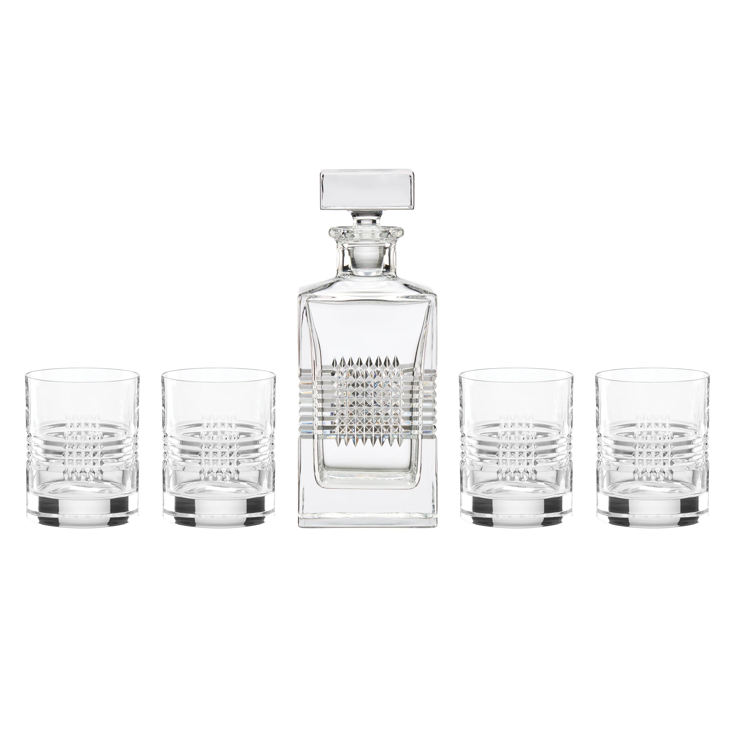 Sloane Crystsal 5-Piece Whiskey Set