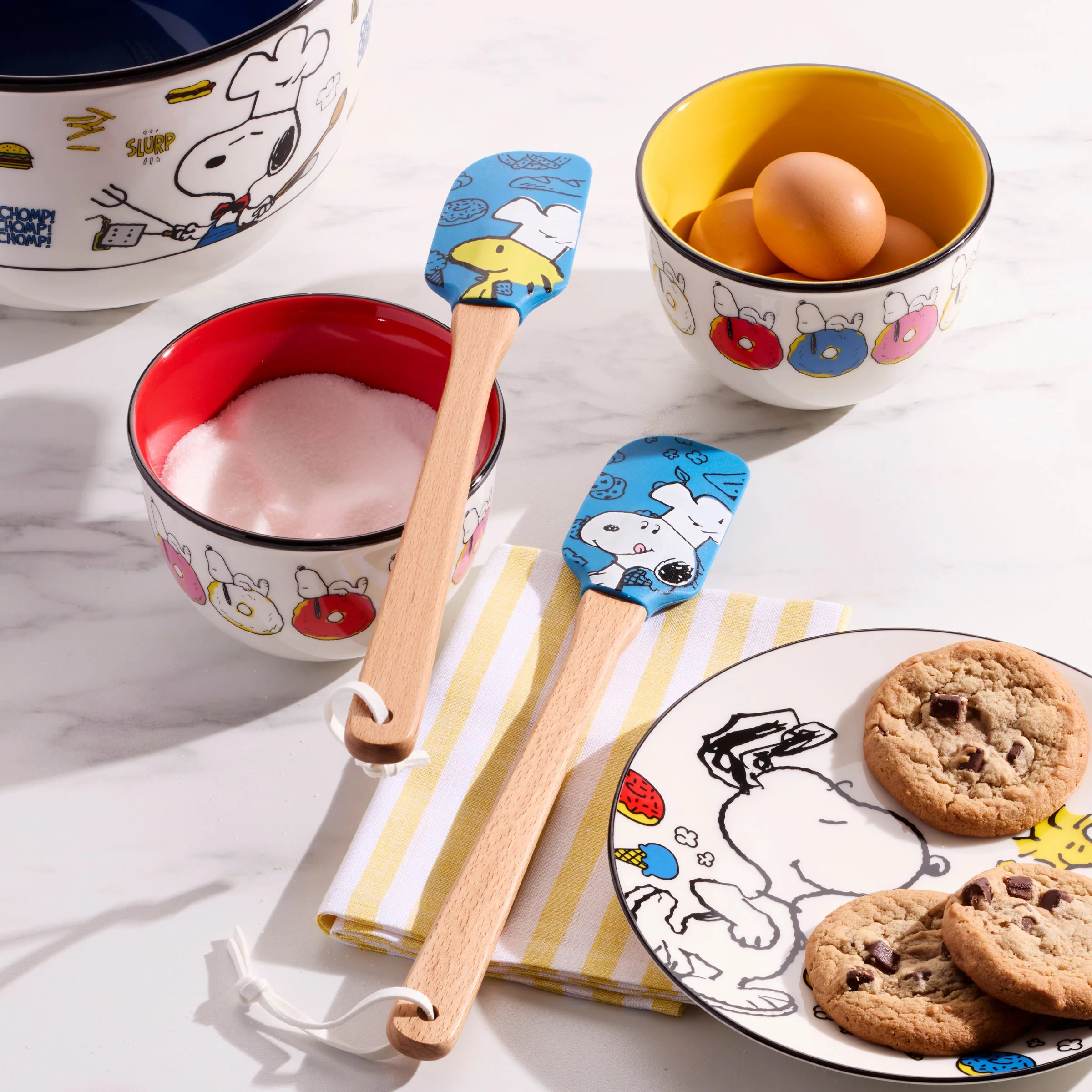 Chef Snoopy Blue Spatulas, Set of 2 - Image 2
