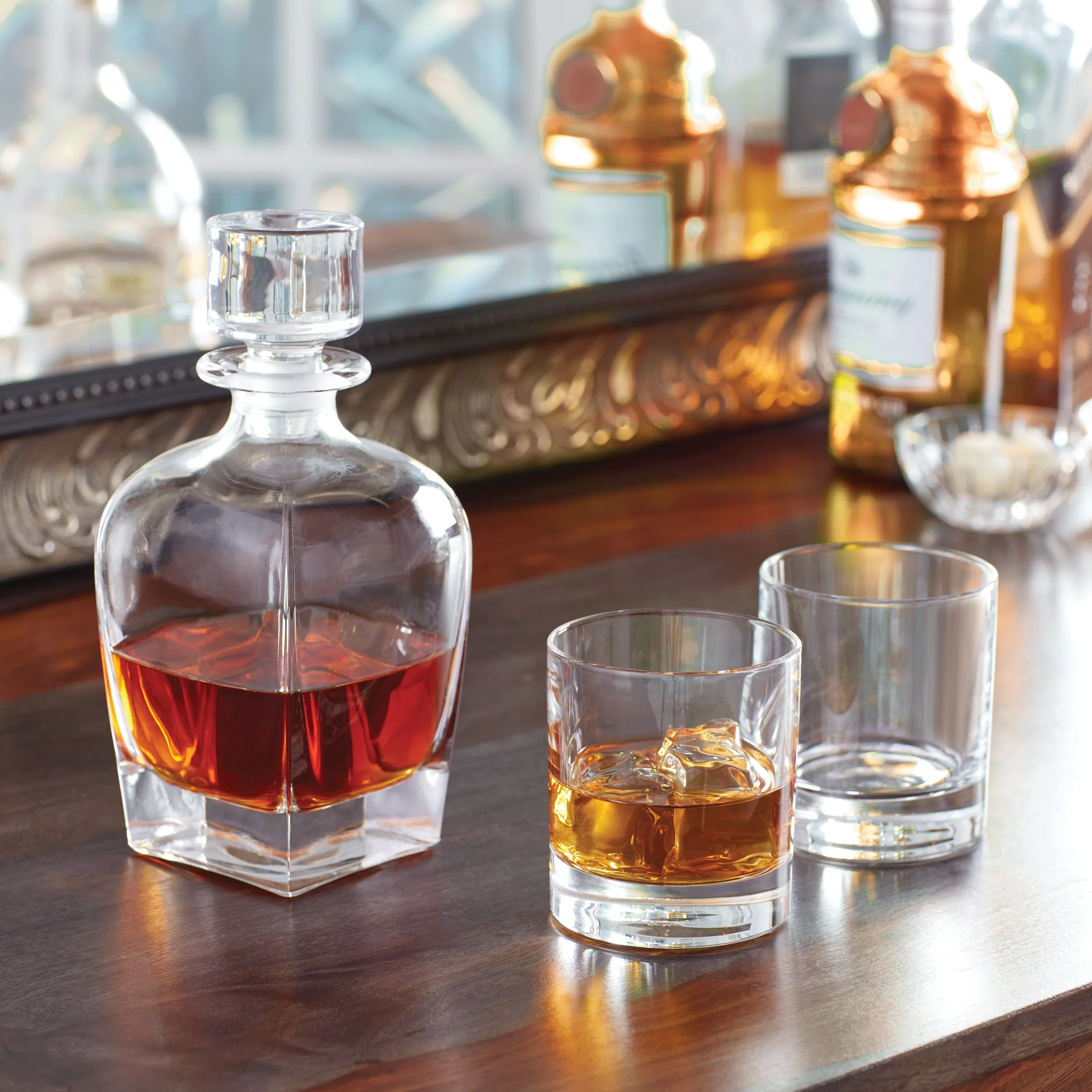 Tuscany Classics 3-Piece Decanter & Glass Set - Image 4