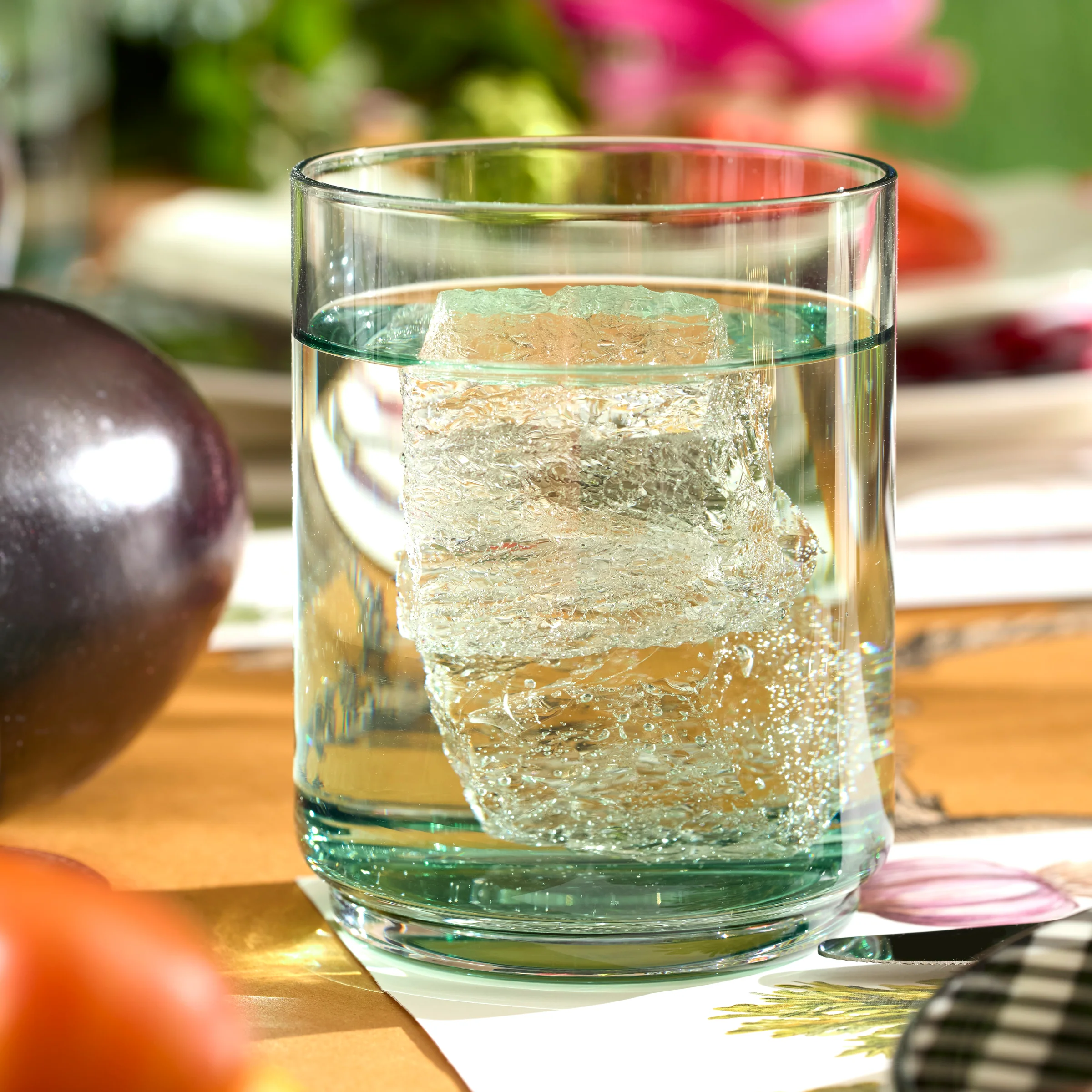 Tuscany Classics Stackable Green Tall Glasses, Set of 4 - Image 3
