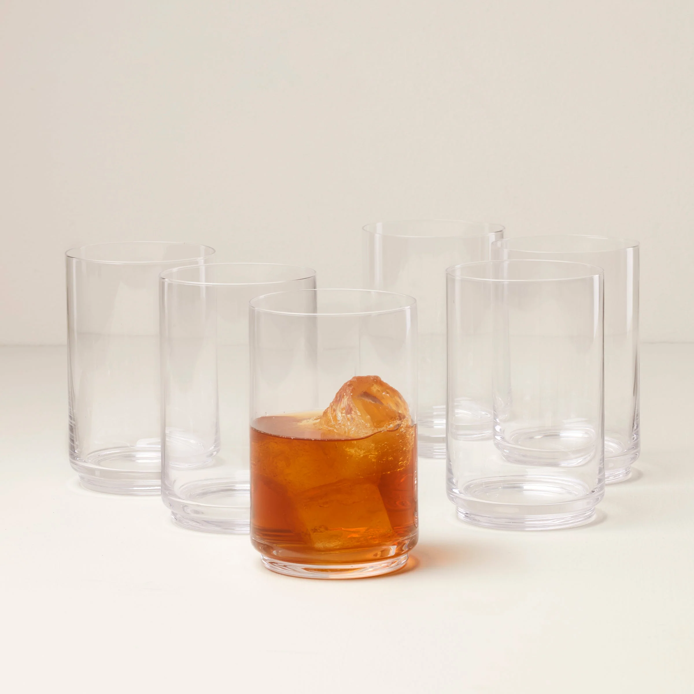 Tuscany Stackable Glass Coolers, Set of 6 - Image 2