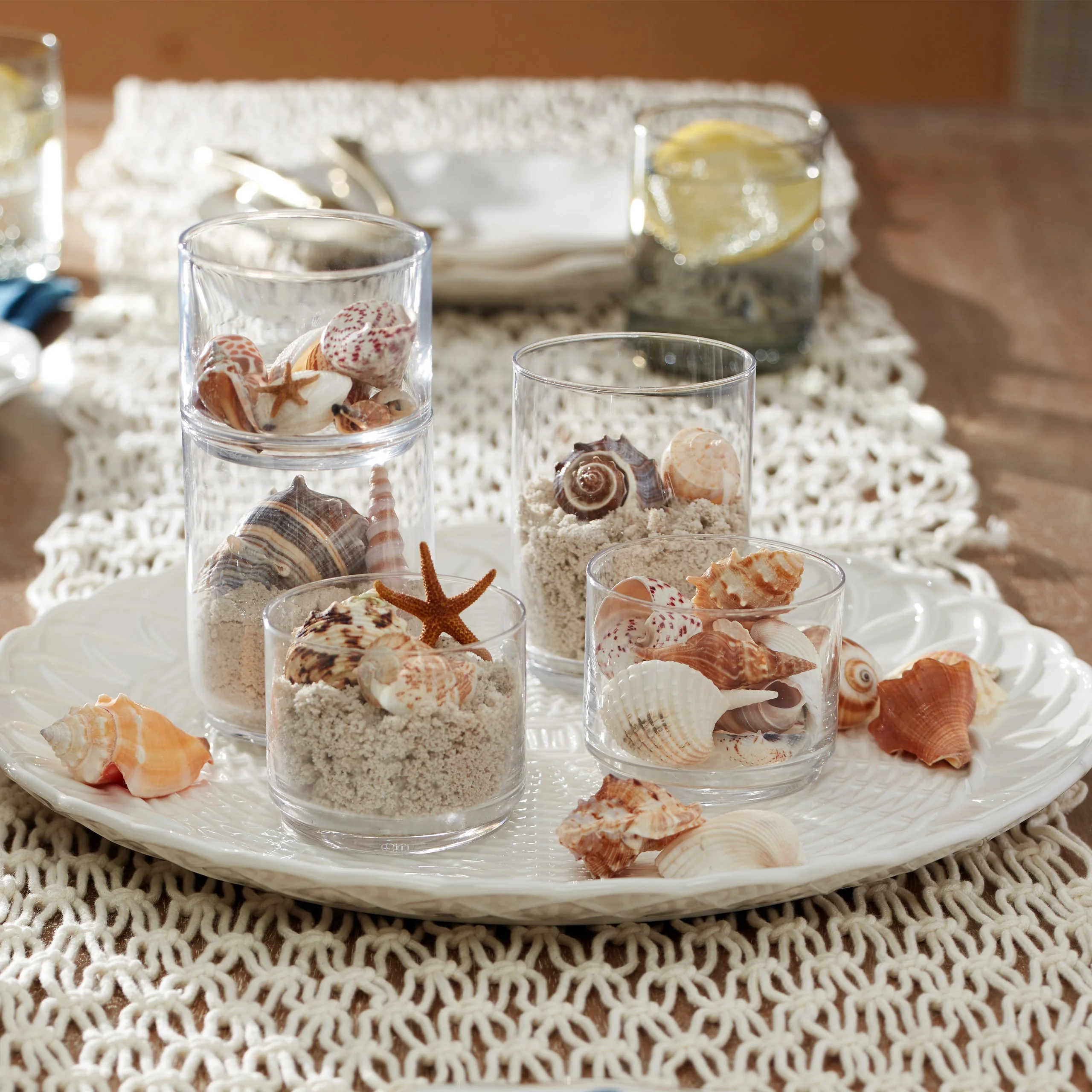 Tuscany Classics Stackable Clear Short Glasses, Set of 6 - Image 3