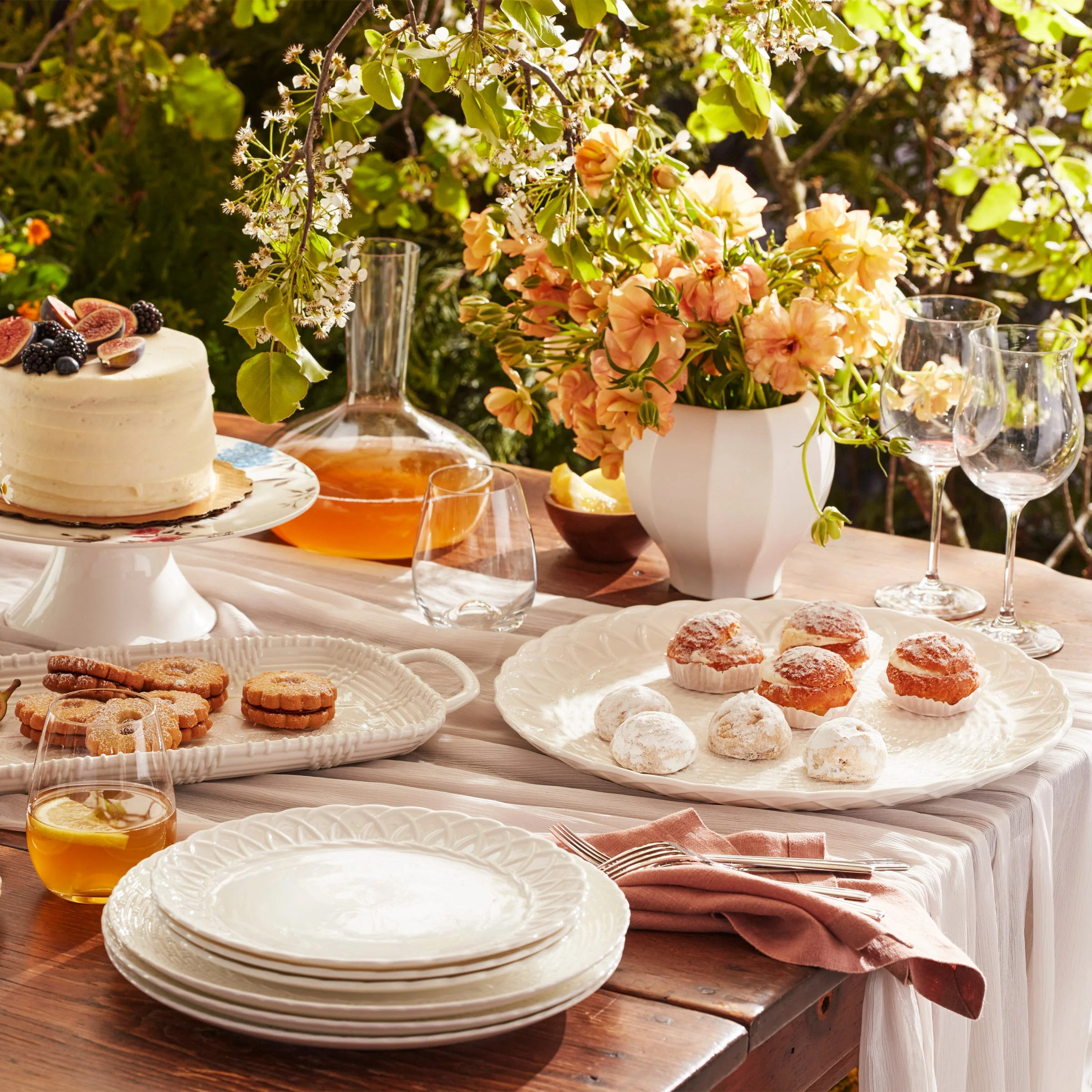 Wicker Creek 12-Piece Dinnerware Set - Image 2